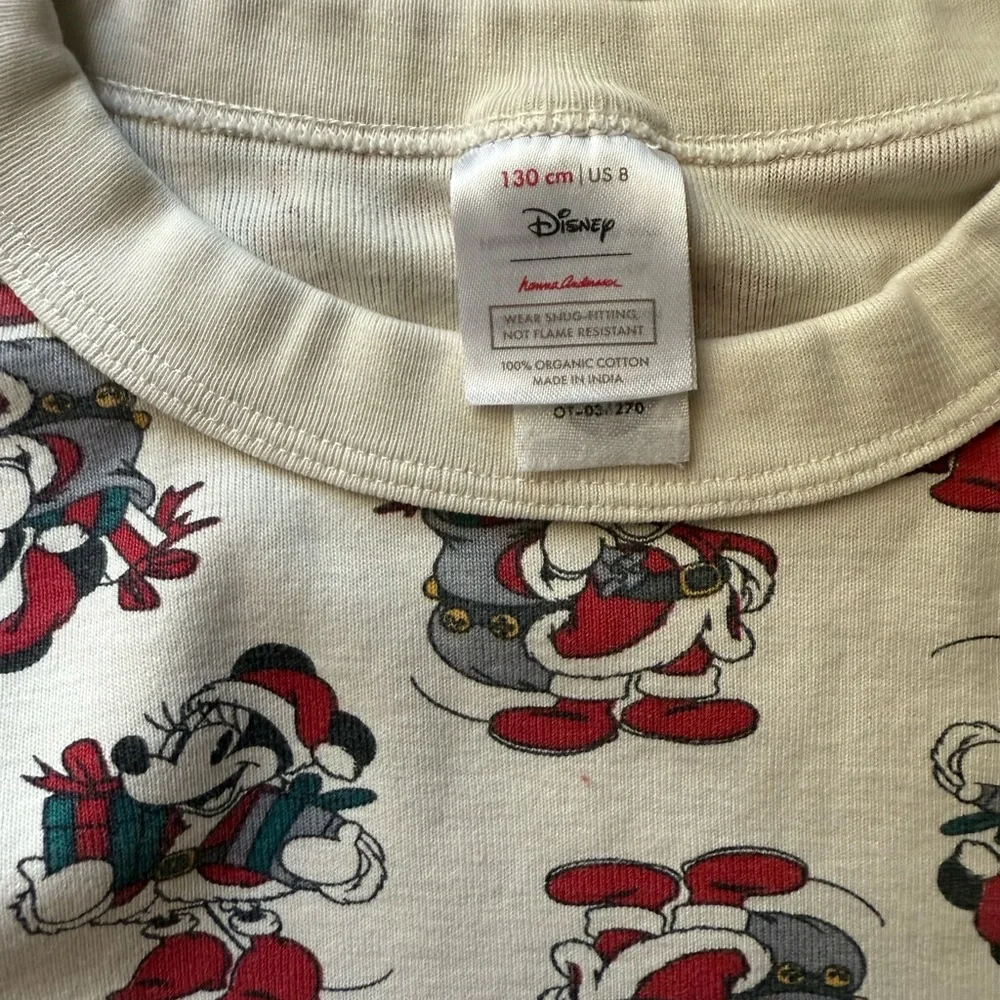 Hanna Andersson unisex Long Sleeve Pajama Top Bundle in Organic Cotton Size 8